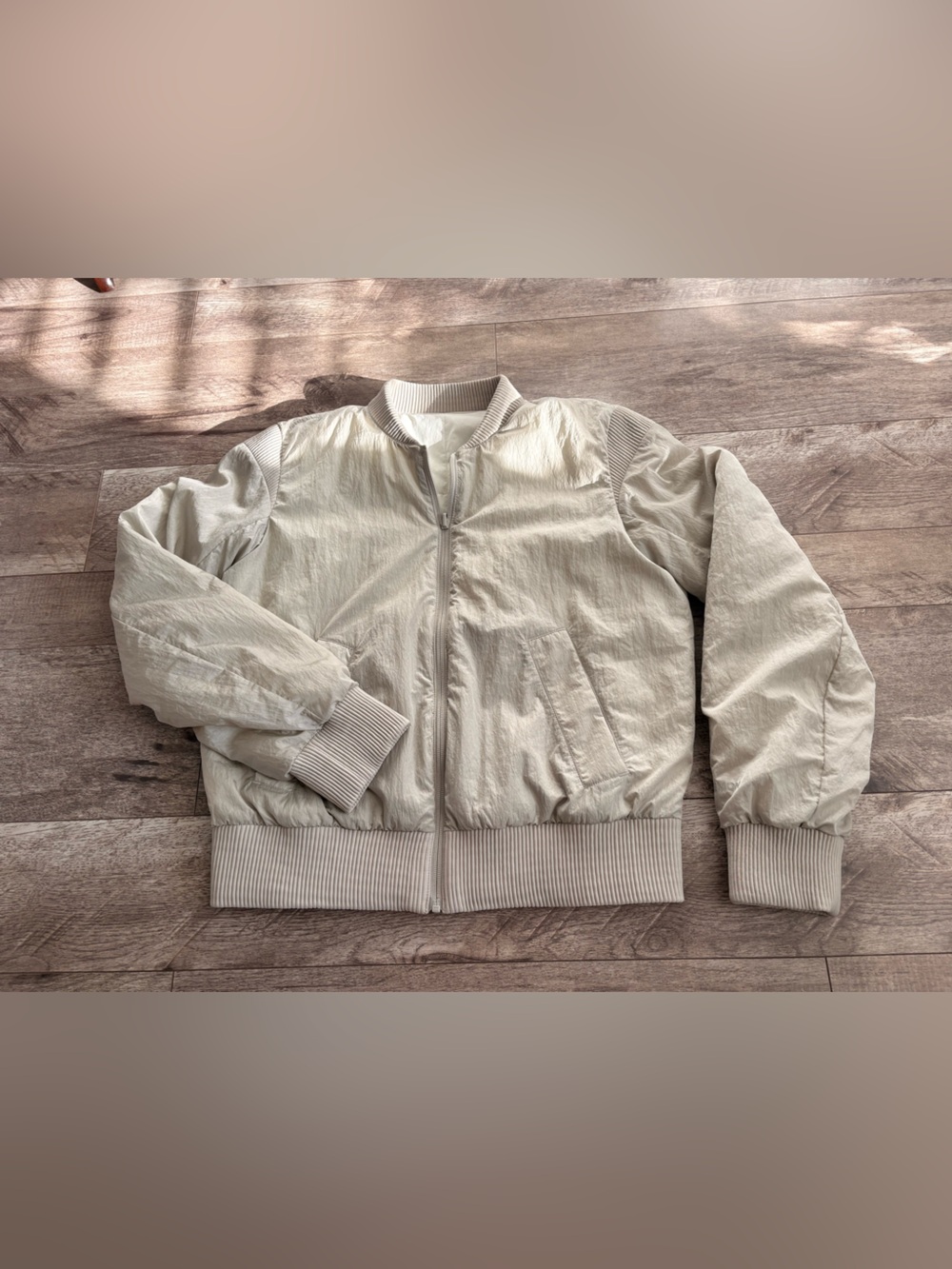 lululemon athletica reversible bomber jacket